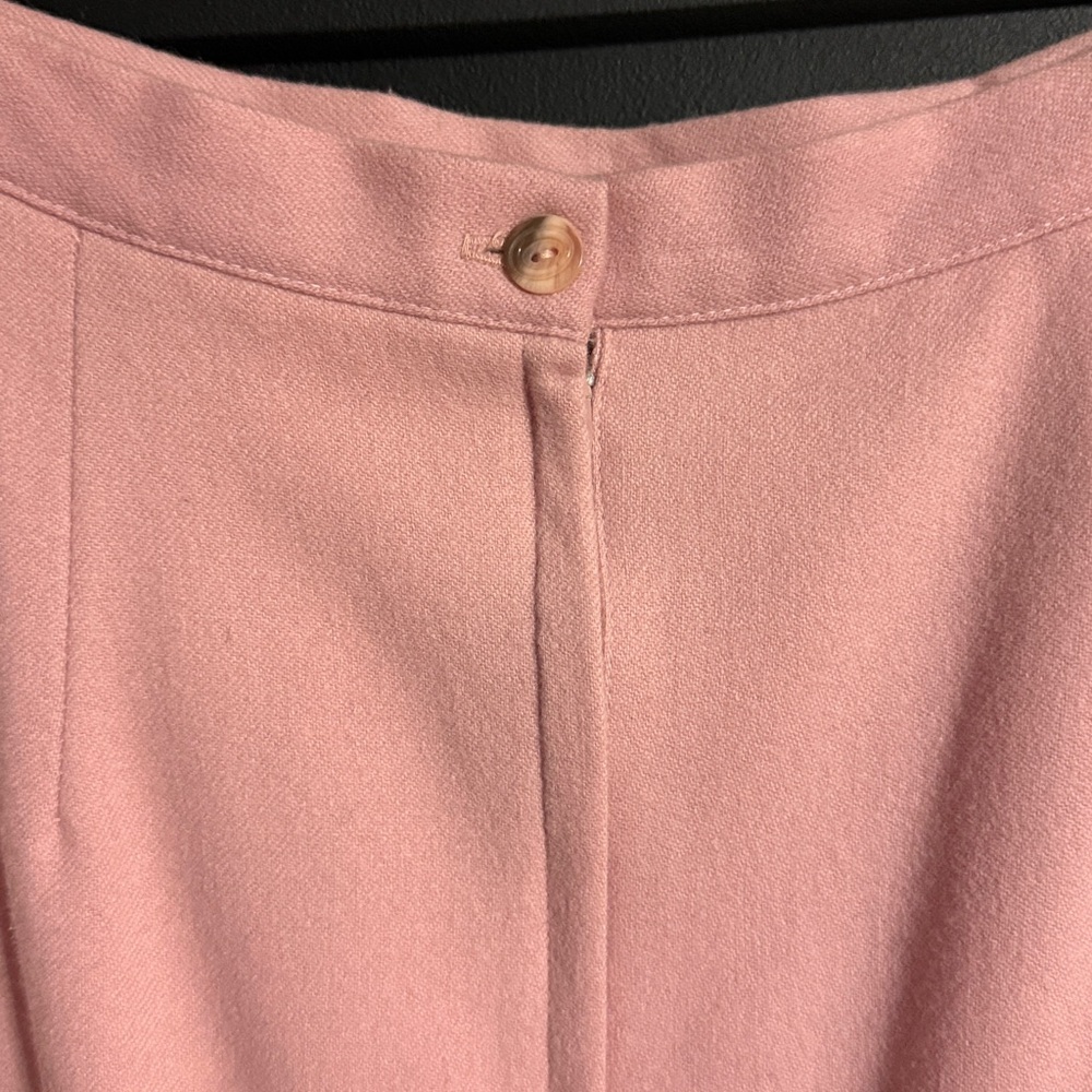 isaac hazan Vintage 100% Wool Office Midi Skirt Winter Waist: 14” - Picture 3 of 9